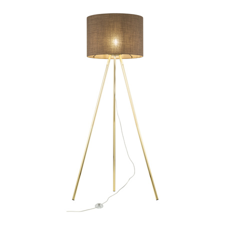 UMBERTO BROWN GOLD LAMPA PODŁOGOWA 1 TK Lighting 16032