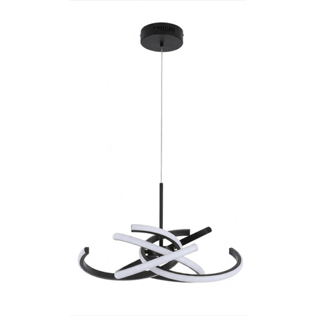 Lampa wisząca Spider 58 cm czarna LED CCT Light Prestige LP-1225/1P 58 BK