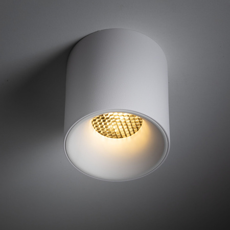Biała oprawa natynkowa tuba 7,3cm wybór barwy światła BLAZE WHITE CCT 12W Tk Lighting 18157