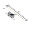 Kinkiet Isla chrom 62cm IP44 LED CCT Light Prestige GS-LWB-20W CH CCT