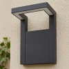 Ciemnoszary kinkiet ogrodowy LED BERGAMO GREY Kaja Lighting K-8250