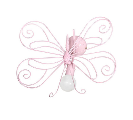 Kinkiet dziecięcy MOTYL 2 PINK Milagro MLP3931