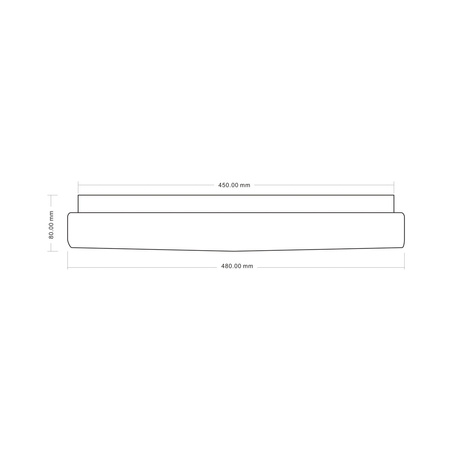 Plafon sufitowy LED 4000K 51cm Normi Italux PLF-85740-L-CL