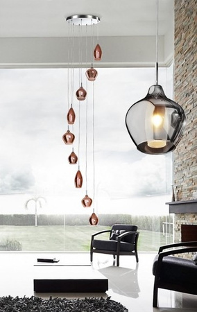 Lampa wisząca AMBER MILANO 9 COOPER AZzardo AZ3134