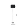 Lampa stojąca CASINO BLACK/CHROME 1xE27 Milagro ML6382