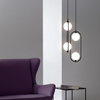 Lampa wisząca RING Maytoni czarna MOD013PL-02B