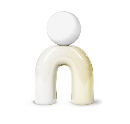Lampka biurkowa ceramiczna vanilla POP U LX24802