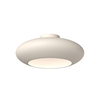 Okrągła lampa sufitowa z aluminium w kolorze białym 40cm AROS LED 3000K Maytoni MOD507CL-L12WK