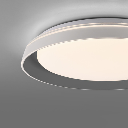 Plafon okrągły jasnoszary z funkcją SwitchMo SATI LED 3000K Just Light 14368-15