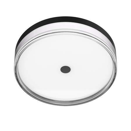 Lampa sufitowa do łazienki Molino 40cm LED zmienna barwa światła Italux PLF-64536-M-BK