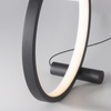 Lampka stołowa okrąg czarny MINI RITUS LED 3000K Just Light 15395-18