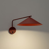 Kinkiet na wysięgniku burgundowy stożek LUME M BURGUND 1XGX53 Tk Lighting 11694
