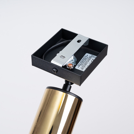 Kinkiet WINX czarny/złoty Sollux SL.1382