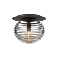 Szklana karbowana lampa sufitowa o średnicy 35cm Reels MOD268CL-01B Maytoni