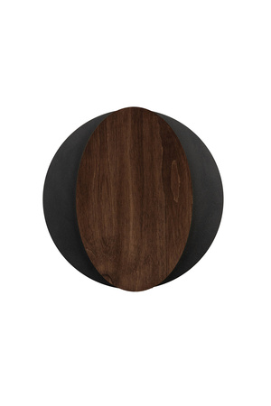 OVO kinkiet czarny/brąz Sigma 41119