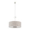 Lampa wisząca z jedwabistej szarej tkaniny 50cm 1xE27 CEDRO M Nowodvorski 11665