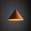 Stożkowa lampa wisząca o średnicy 33,5cm CONO L SALMON 1XE27 Tk Lighting 11385