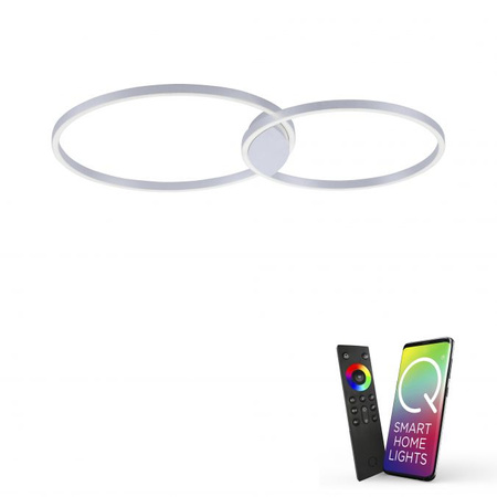 Lampa sufitowa Q-KATE LED Paul Neuhaus 6589-95 sterowana pilotem funkcja smart