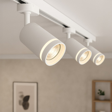 Oprawa Pipe Ring Track Biały 1xGU10 - 3-obwodowy Milagro ML2307