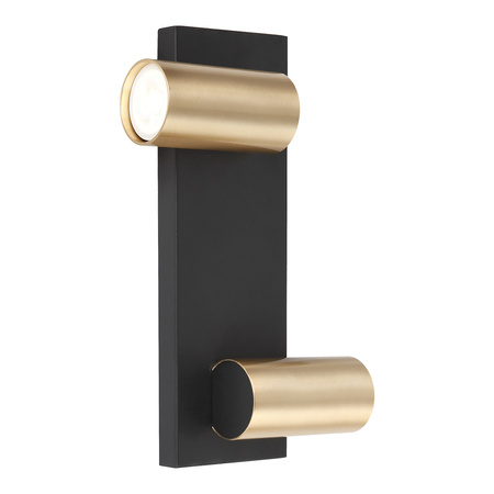 Kinkiet GENESIS WALL BLACK GOLD 2xGU10 Milagro ML0380