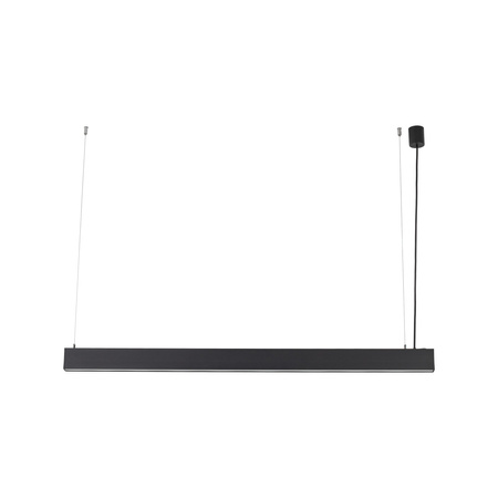 Podłużna lampa wisząca liniowa 120cm wybór barwy światła LUXE BLACK CCT Tk Lighting 18173