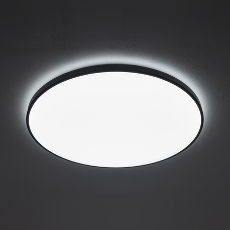Plafon sufitowy z czarną obramówką o średnicy 64cm IP44 AGNES ROUND LED 4000K PRO Nowodvorski 10976