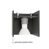 Lampa sufitowa, oprawa podwójna QUAD Sollux Lighting SL.0063 SL.0064 SL.0065 - kolor do wyboru