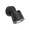 Czarna oprawa natynkowa ruchoma tuba LED 3000K KYOTO BLACK 12W Tk Lighting 18137