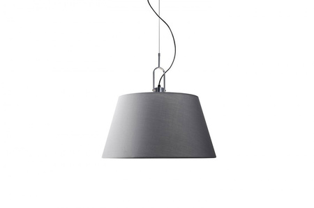 Lampa wisząca szary stożkowy abażur ALICANTE GR AZZARDO AZ2294