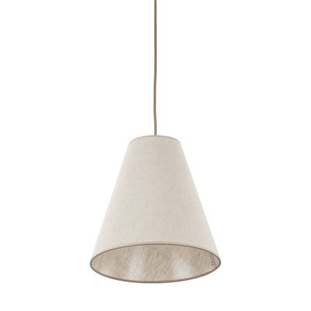 Lampa wisząca pojdeyńczy abażur z lnu 25cm CONEA SABIA 1xE27 Tk Lighting 11202