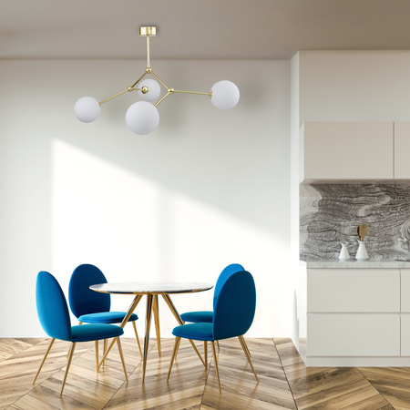 Lampa sufitowa poczwórna FAIRY GOLD TK Lighting 6470