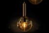 Czarna lampa wisząca z miodowymi kloszami YUKI Kaja Lighting K-5867