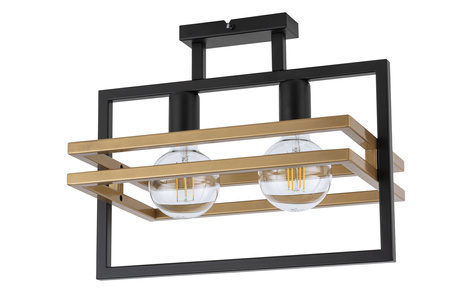 MERCI 2 plafon czarny złoty Sigma 32401