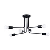 Żyrandol NORAH 6 czarny Sollux SL.1452