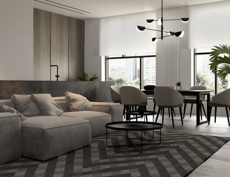 Lampa wisząca MOLLIS Maytoni MOD126PL-08B