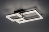 Lampa sufitowa trzy czarne kwadraty LED zmienna barwa światła Amilia Rabalux 71386