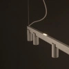 Podłużna lampa wisząca 200cm 8 tub na belce FOURTY LINE LED Nowodvorski 12291