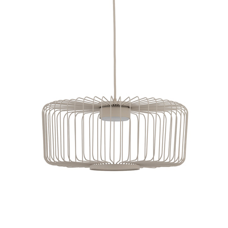 Beżowa lampa wisząca druciana cylindryczna na żarówkę GX53 KENAI C Nowodvorski 12226