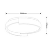 Plafon Halo 27 cm czarny LED CCT Light Prestige LP-1453/1C-27 BK