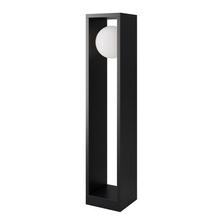 Nowoczesna kolumna 75cm LED 3000K z białą kulą Slate O483FL-L10GF3K Maytoni