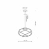 Lampa wisząca Kandor złota LED CCT Light Prestige LP-1425/1P GD