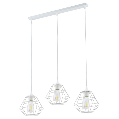 DIAMOND NEW WHITE LAMPA WISZĄCA 3 PL LISTWA TK Lighting 6212