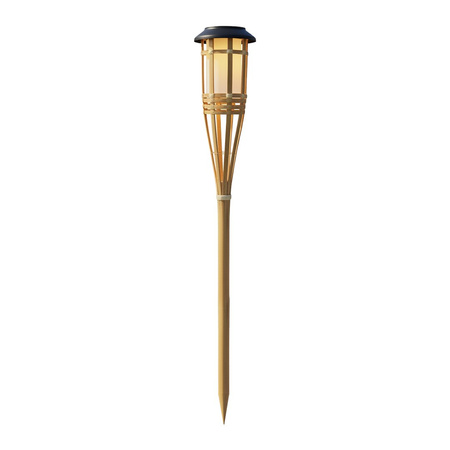 Lampka Solarna dogruntowa imitacja bambusa Bamboo 1800K IP44 Eko-Light EKO2503