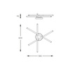 Lampa sufitowa LAUTARO LED Zuma Line 1006