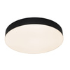 Czarny okrągły plafon 30cm z tworzywa Maxlight C0272 Lumos 24W
