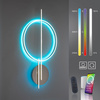 Kinkiet, lampa sufitowa Q-ARKOA sterownie pilotem i aplikacją RGB LED Paul Neuhaus 6154-55