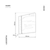 Kinkiet LECERTA 1,2W LED MZ5030