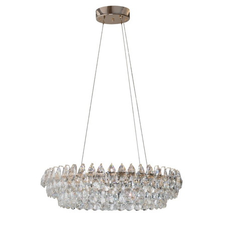 Kryształowa lampa wisząca 80cm LED 3000K z trzy stopniowym ściemnianiem BARLETTA 80 PENDANT 3-STEP DIMM GO Azzardo AZ6900