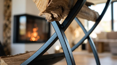 Ozdobny stojak na drewno KS-20 STOJAK WOOD RING L z serii KAJA HOME