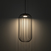 Czarna cylindryczna lampa wisząca druciana o średnicy 25cm SPHERA S BLACK 1xGX53 Tk Lighting 11307